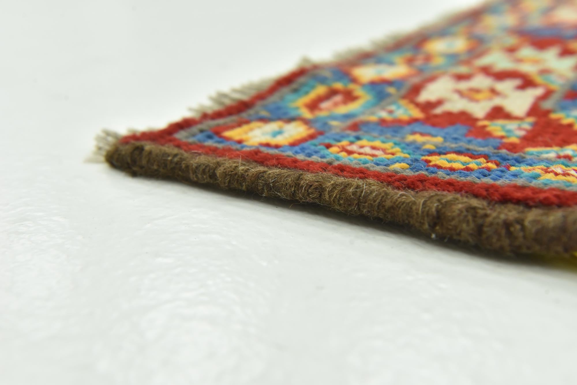 3' 4 x 4' 10 Hand Knotted Balouch Rug