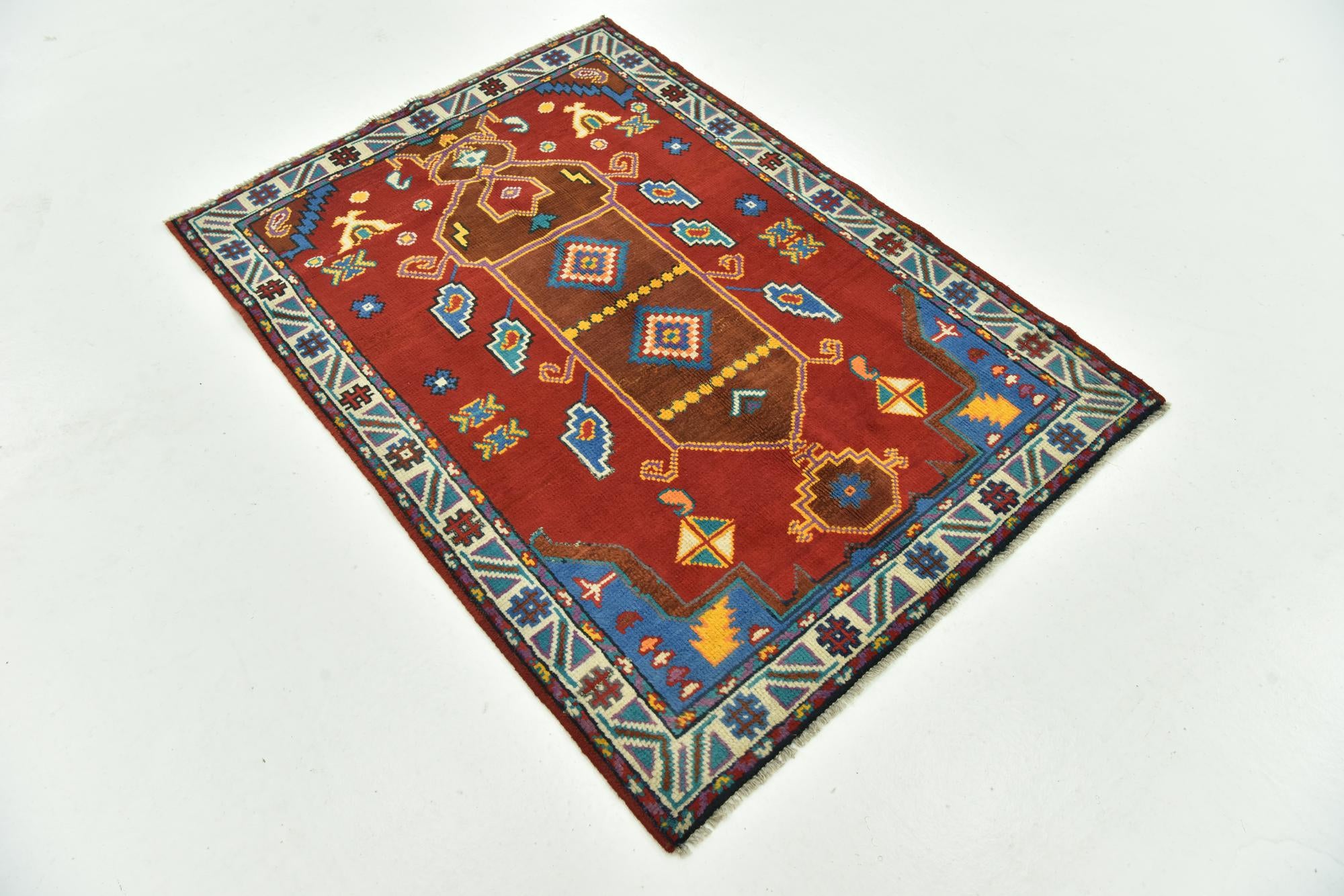 3' 3 x 4' 10 Hand Knotted Balouch Rug
