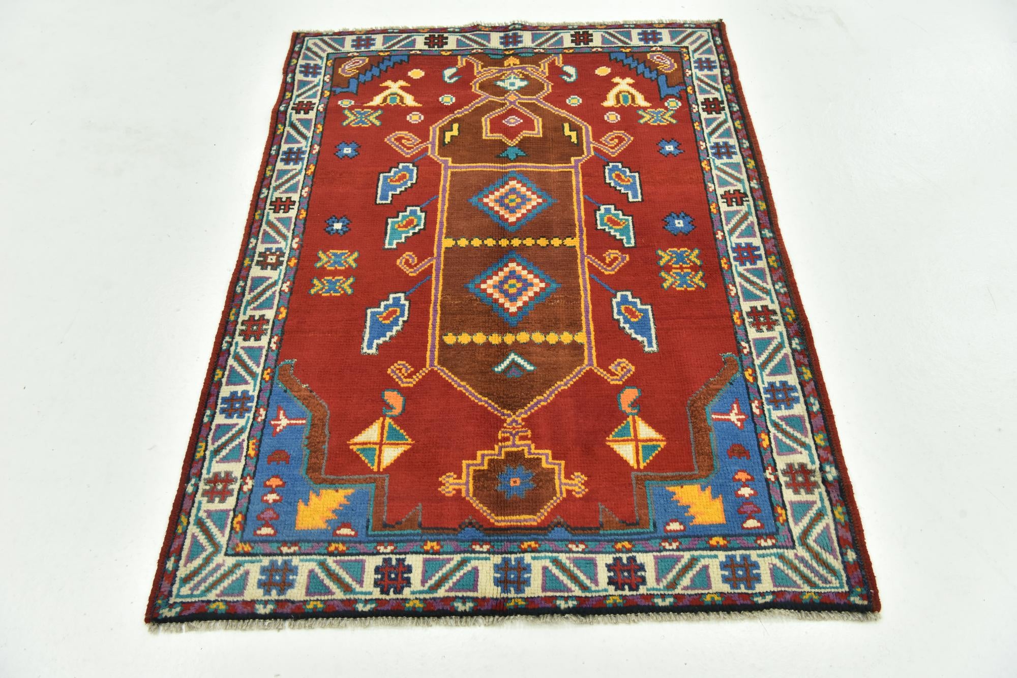 3' 3 x 4' 10 Hand Knotted Balouch Rug