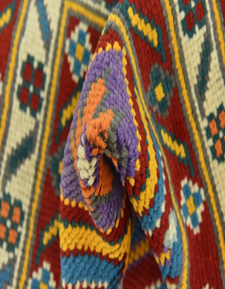 Detail image of 3' 4 x 4' 7  Hand Knotted Balouch Rug