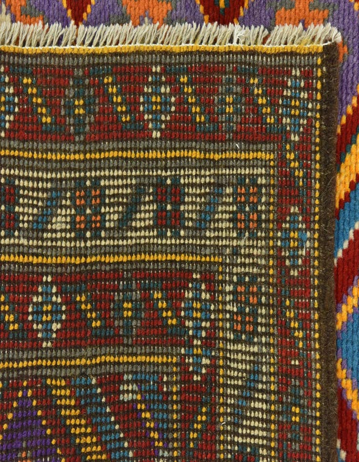 Detail image of 3' 4 x 4' 7  Hand Knotted Balouch Rug