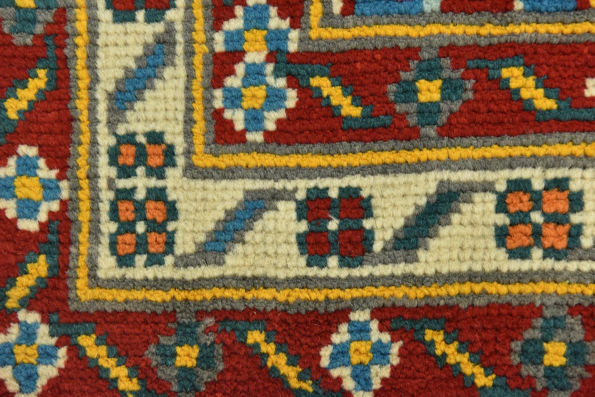 3' 4 x 4' 7 Hand Knotted Balouch Rug