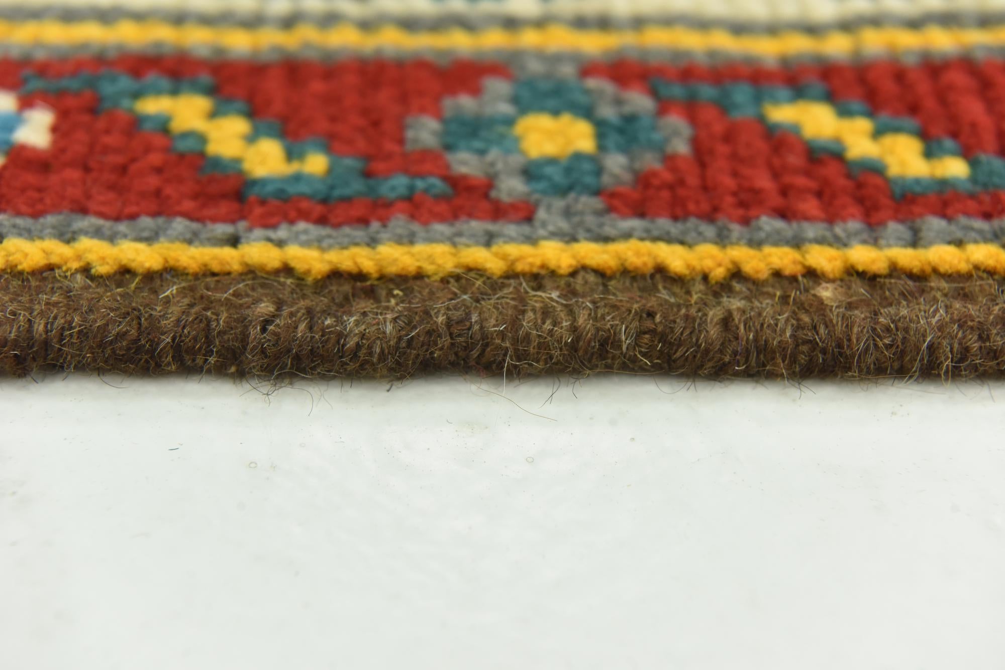 3' 4 x 4' 7 Hand Knotted Balouch Rug