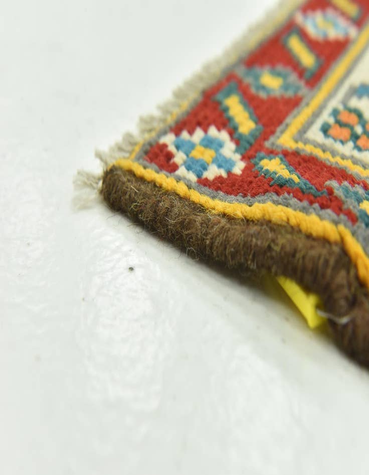 Detail image of 3' 4 x 4' 7  Hand Knotted Balouch Rug