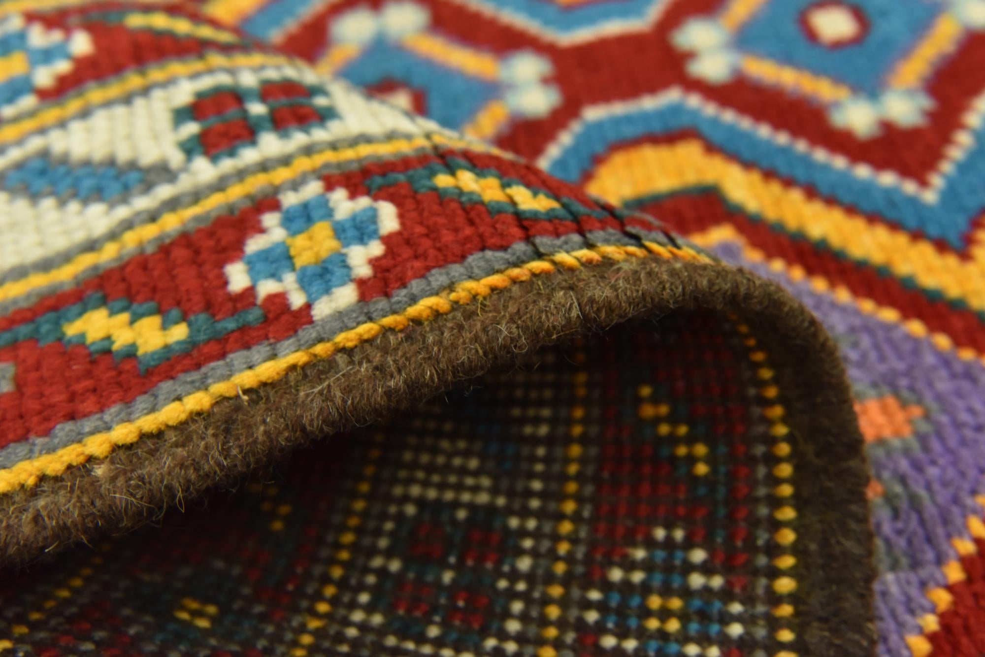 3' 4 x 4' 7 Hand Knotted Balouch Rug