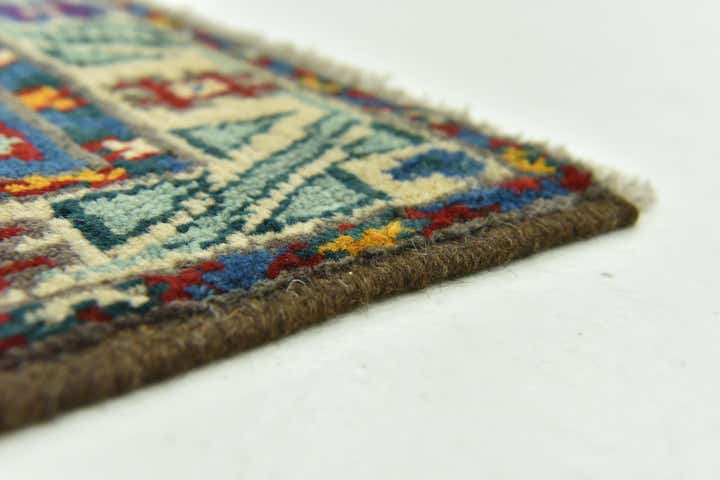 3' 5 x 5' Hand Knotted Balouch Rug