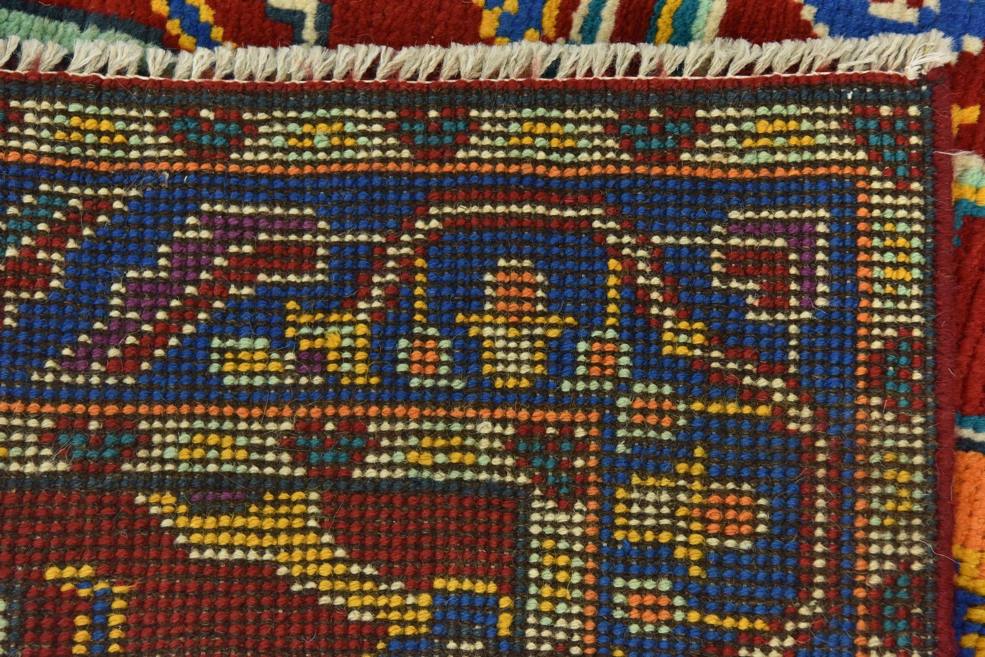 3' 4 x 4' 10 Hand Knotted Balouch Rug