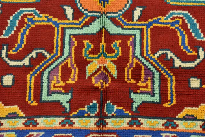 3' 4 x 4' 10 Hand Knotted Balouch Rug