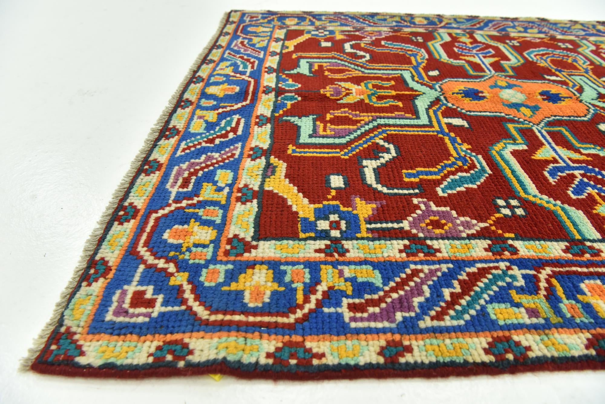 3' 4 x 4' 10 Hand Knotted Balouch Rug