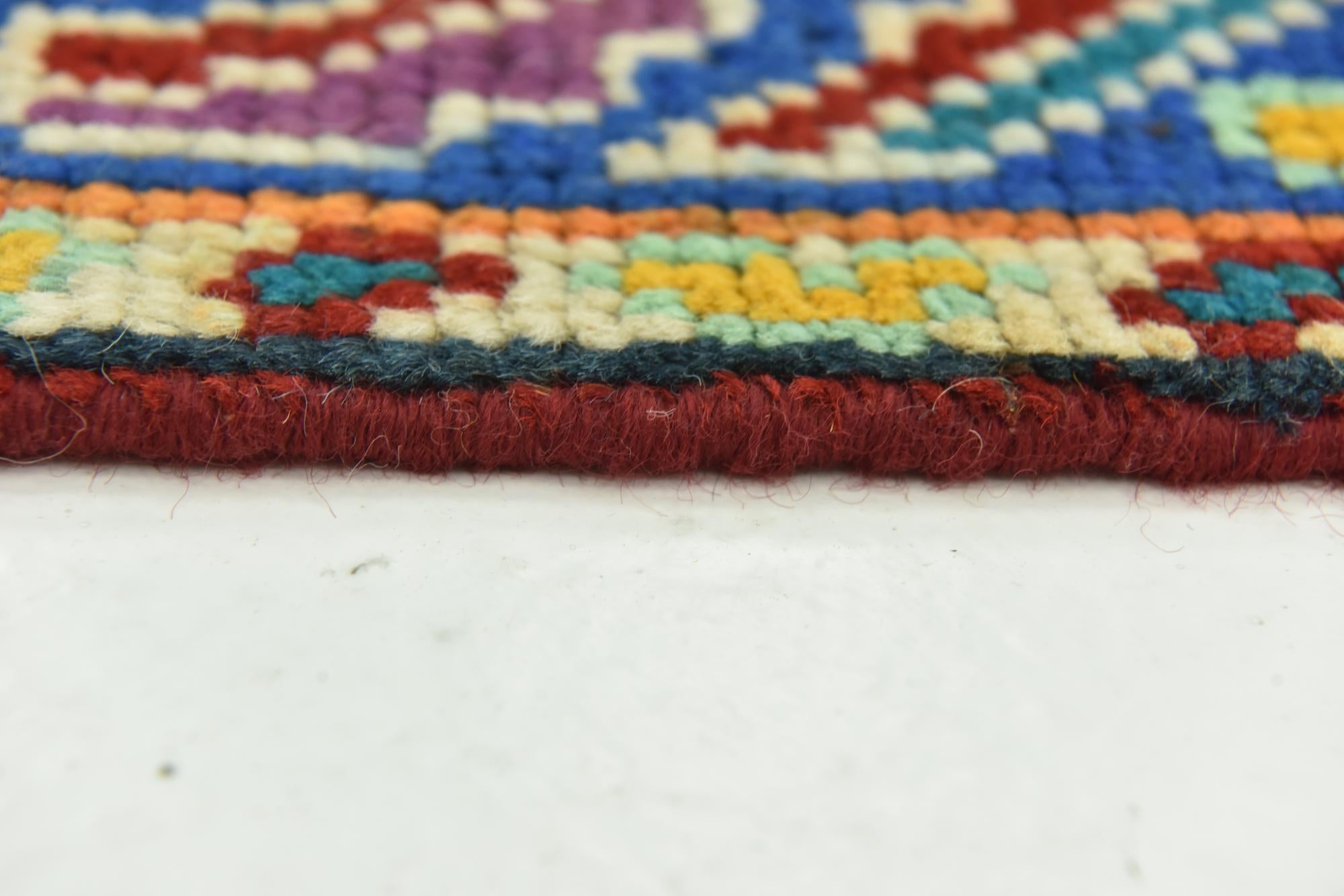 3' 4 x 4' 10 Hand Knotted Balouch Rug