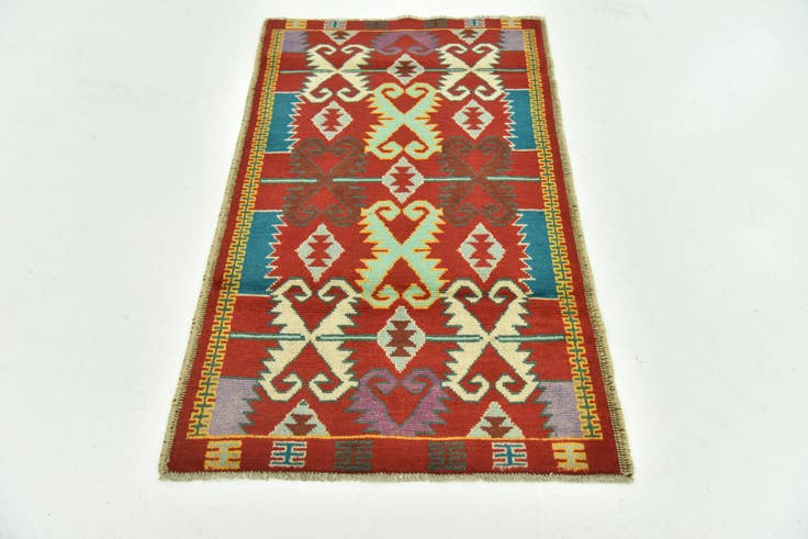 Detail image of 2' 10 x 5' Hand Knotted Balouch Rug