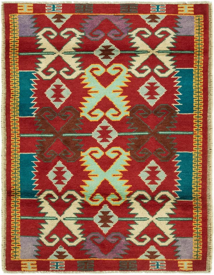 Detail image of 2' 10 x 5' Hand Knotted Balouch Rug