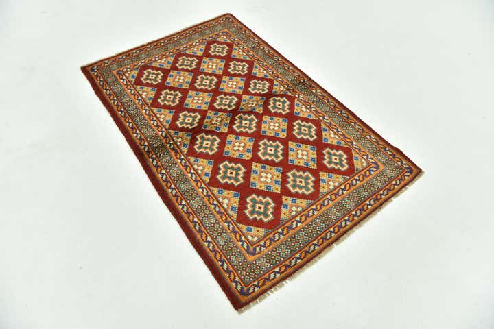 3' 4 x 5' 2 Hand Knotted Balouch Rug