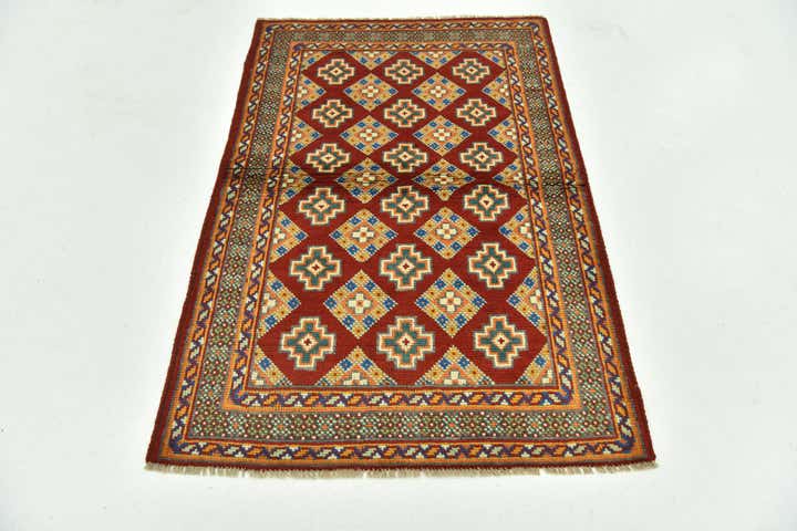 3' 4 x 5' 2 Hand Knotted Balouch Rug