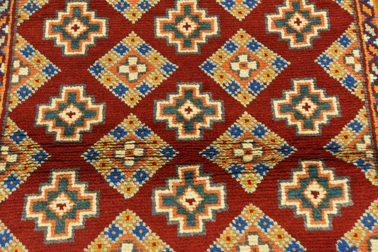 Detail image of 3' 4 x 5' 2 Hand Knotted Balouch Rug