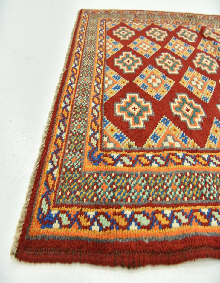 Detail image of 3' 4 x 5' 2 Hand Knotted Balouch Rug