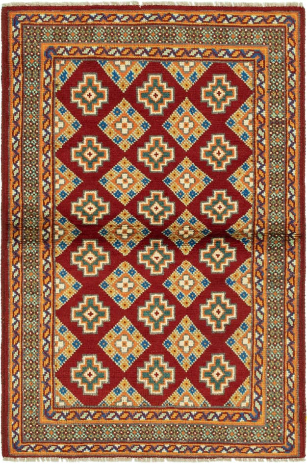 Detail image of 3' 4 x 5' 2 Hand Knotted Balouch Rug