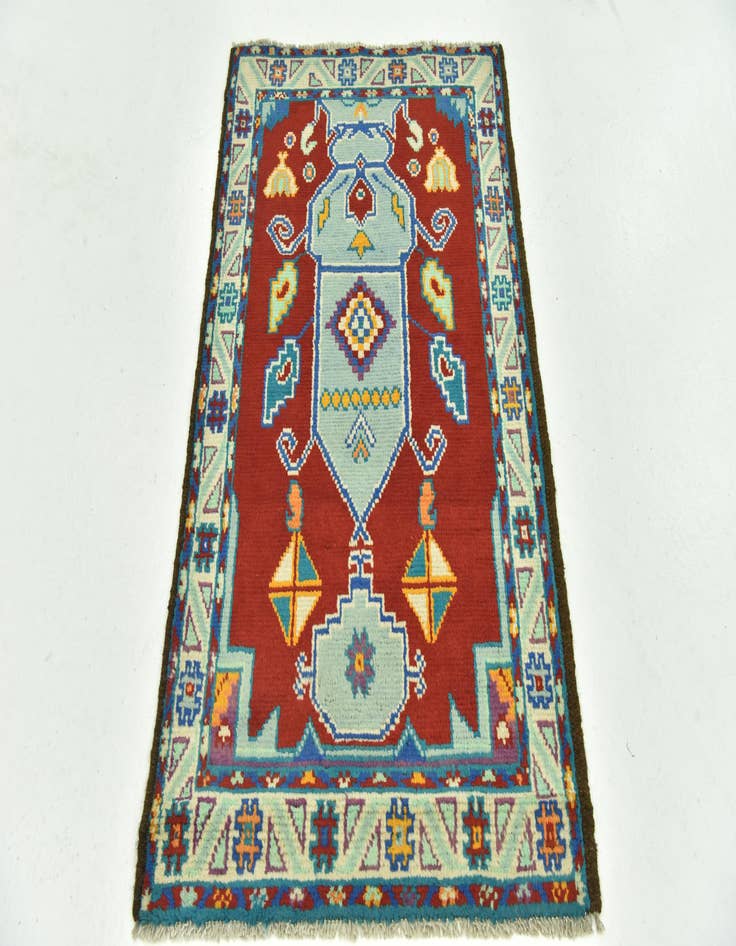 Detail image of 2' 7 x 4' 4 Hand Knotted Balouch Rug
