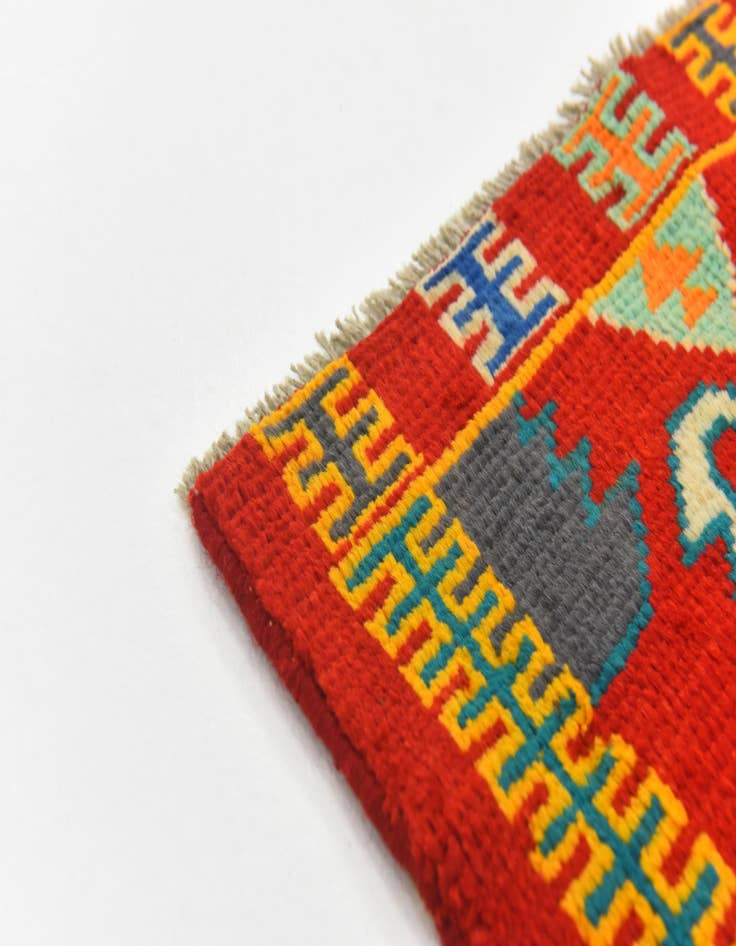 Detail image of 2' 8 x 4'  Hand Knotted Balouch Rug