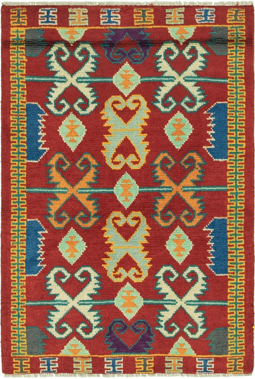 2' 8 x 4' Hand Knotted Balouch Rug
