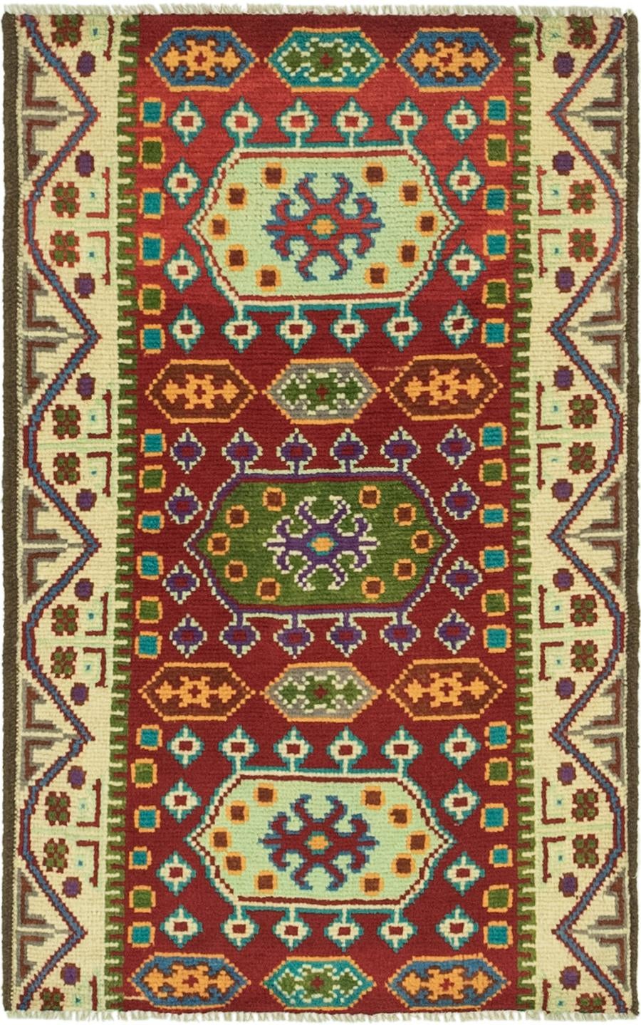 2' 6 x 4' 1 Hand Knotted Balouch Rug