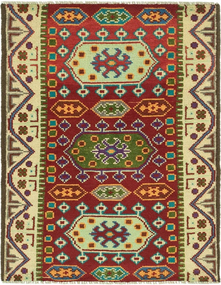 Detail image of 2' 6 x 4' 1 Hand Knotted Balouch Rug