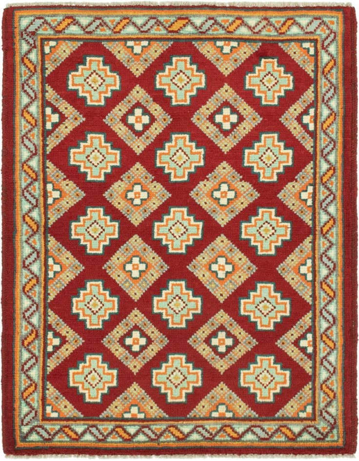 Detail image of 2' 7 x 3' 10 Hand Knotted Balouch Rug