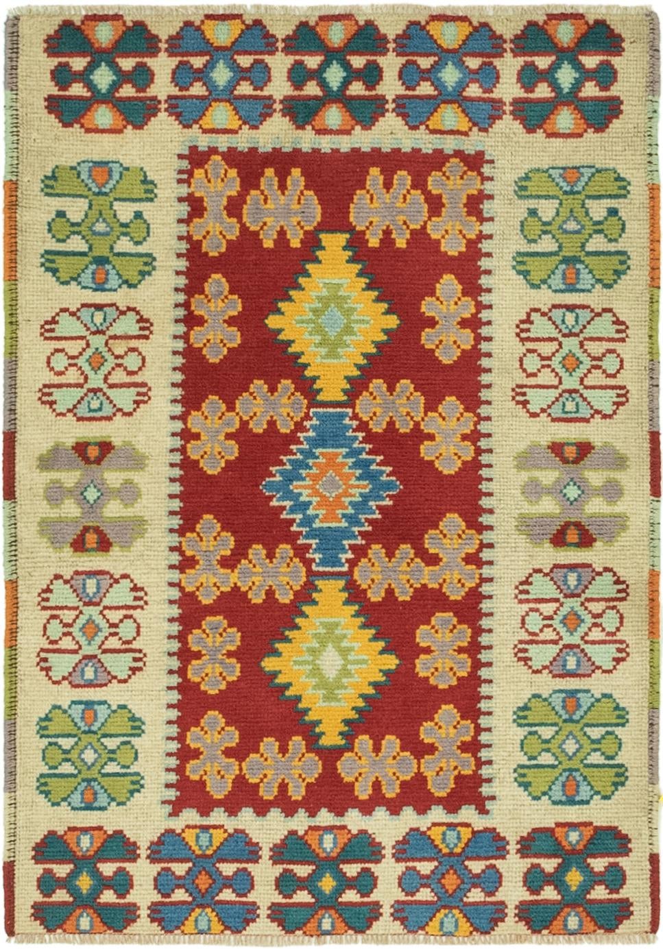 2' 8 x 4' Hand Knotted Balouch Rug
