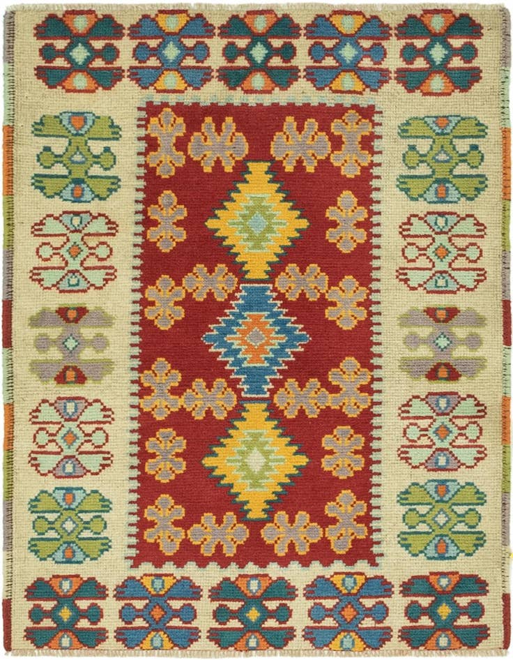 Detail image of 2' 8 x 4' Hand Knotted Balouch Rug