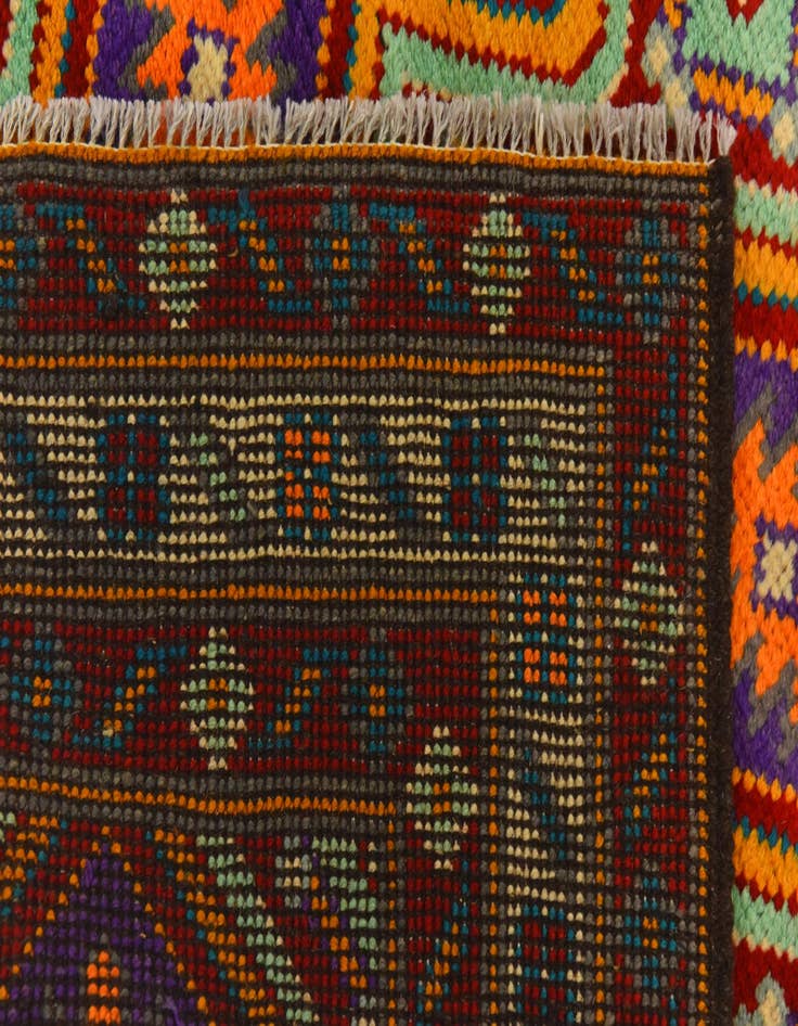 Detail image of 3' 4 x 5' 1  Hand Knotted Balouch Wool Rug