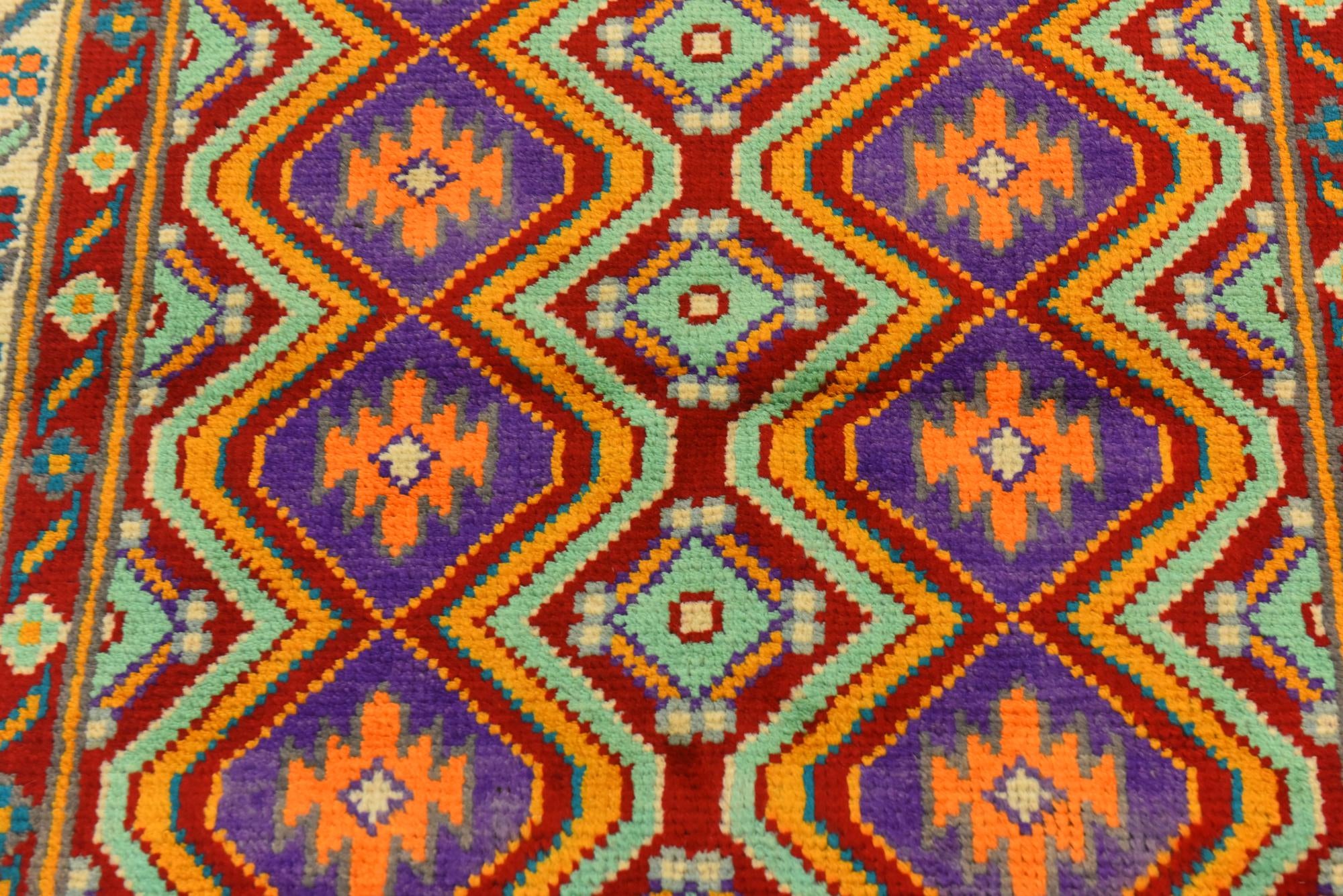 3' 4 x 5' 1 Hand Knotted Balouch Wool Rug