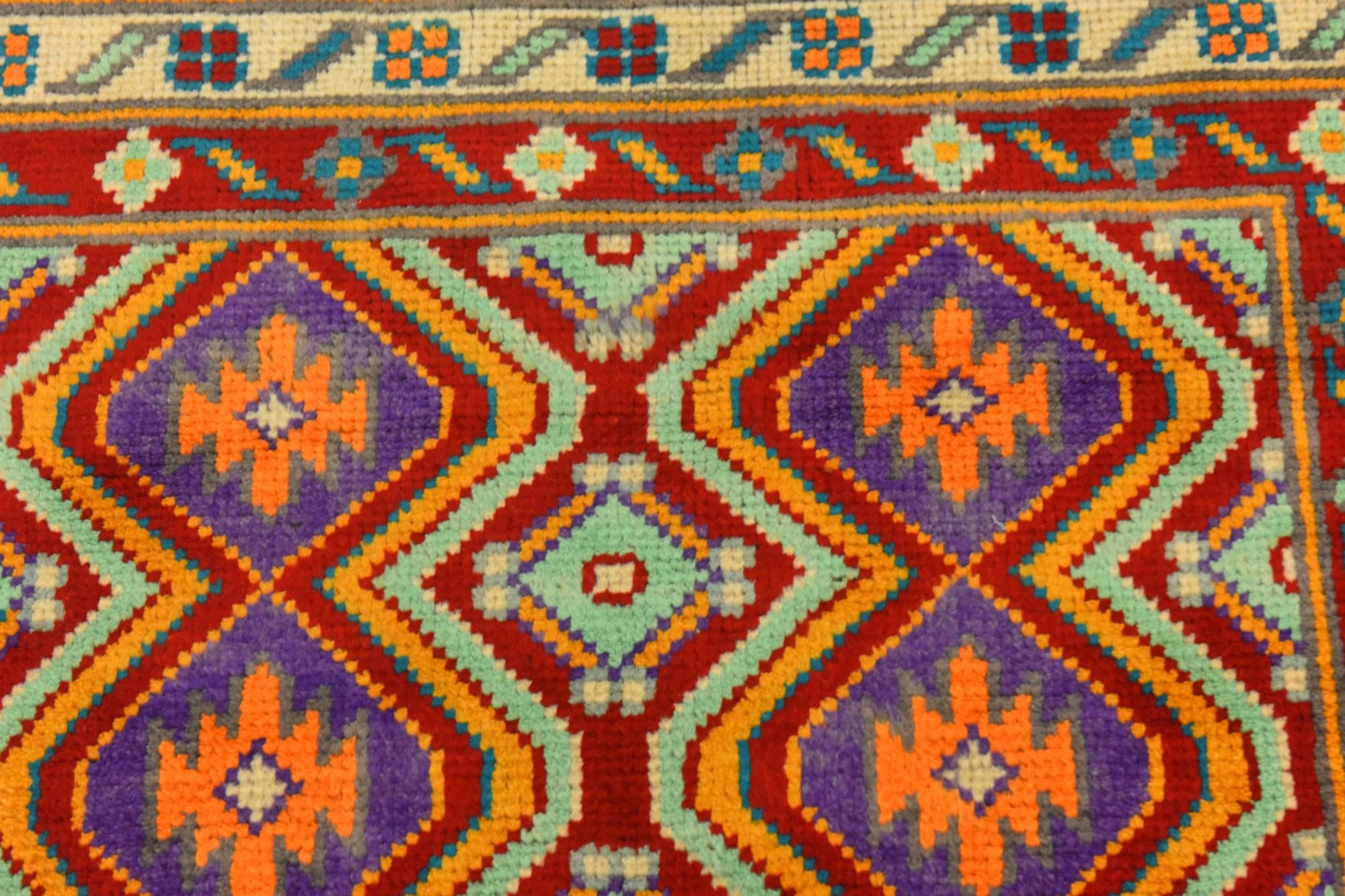 3' 4 x 5' 1 Hand Knotted Balouch Wool Rug