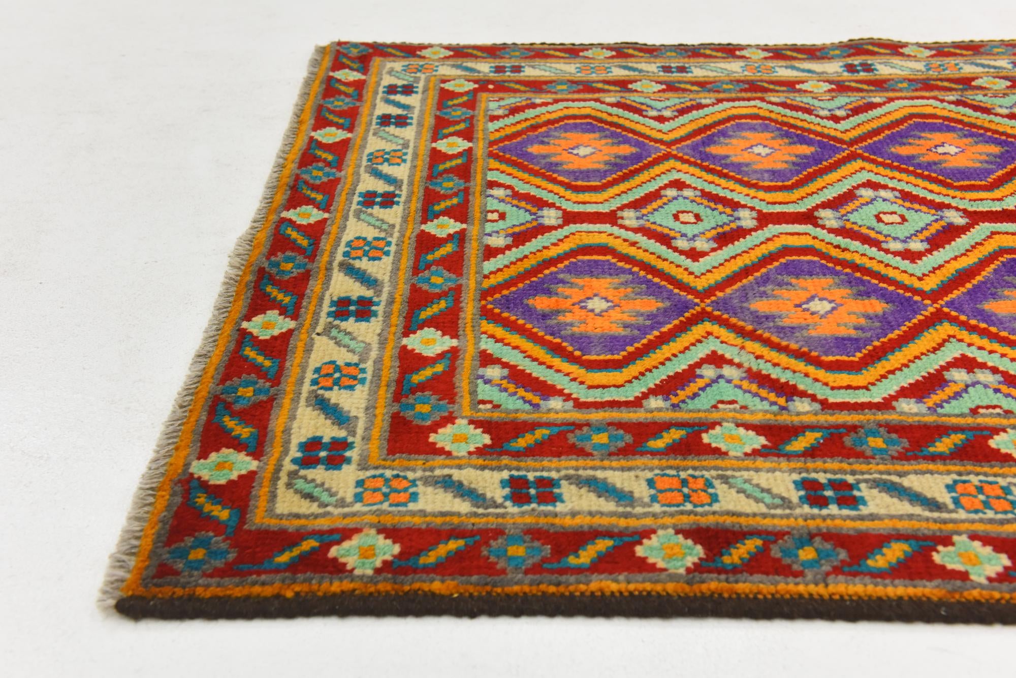 3' 4 x 5' 1 Hand Knotted Balouch Wool Rug