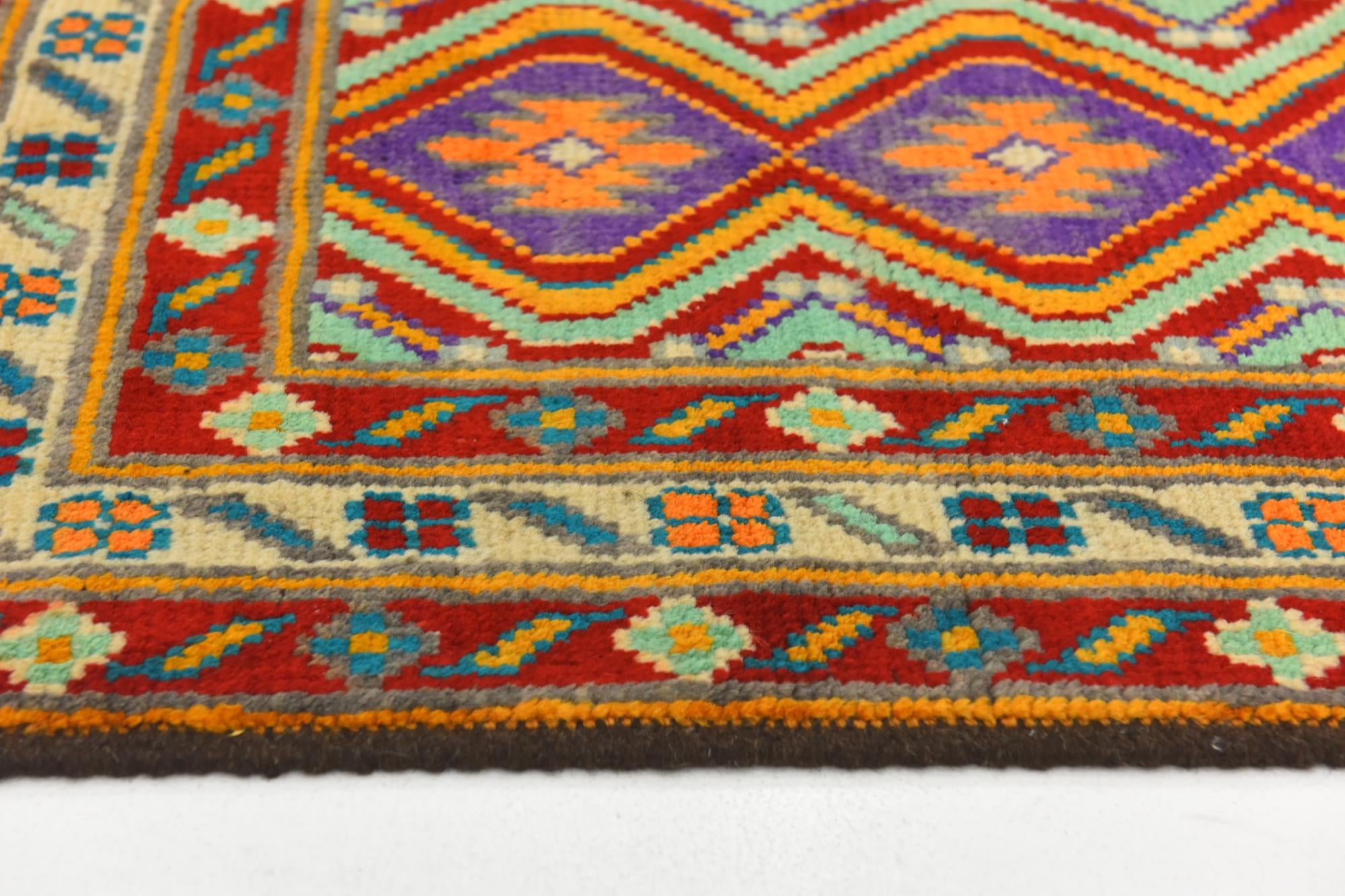 3' 4 x 5' 1 Hand Knotted Balouch Wool Rug
