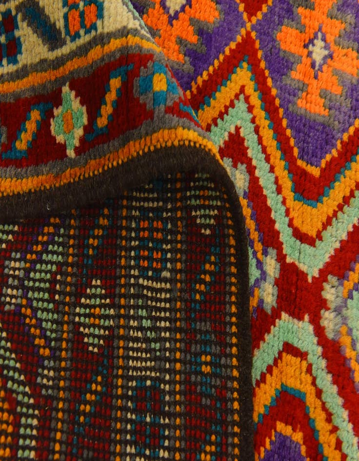 Detail image of 3' 4 x 5' 1  Hand Knotted Balouch Wool Rug