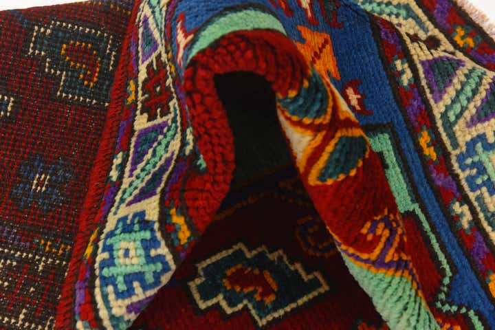 3' 3 x 4' 9 Hand Knotted Balouch Wool Rug