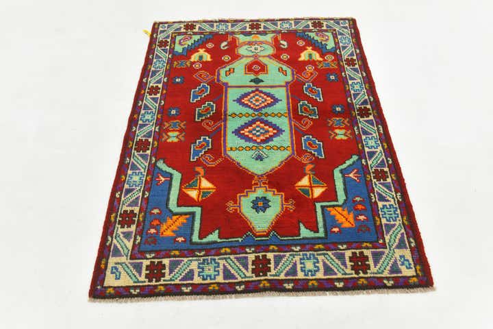 3' 3 x 4' 9 Hand Knotted Balouch Wool Rug