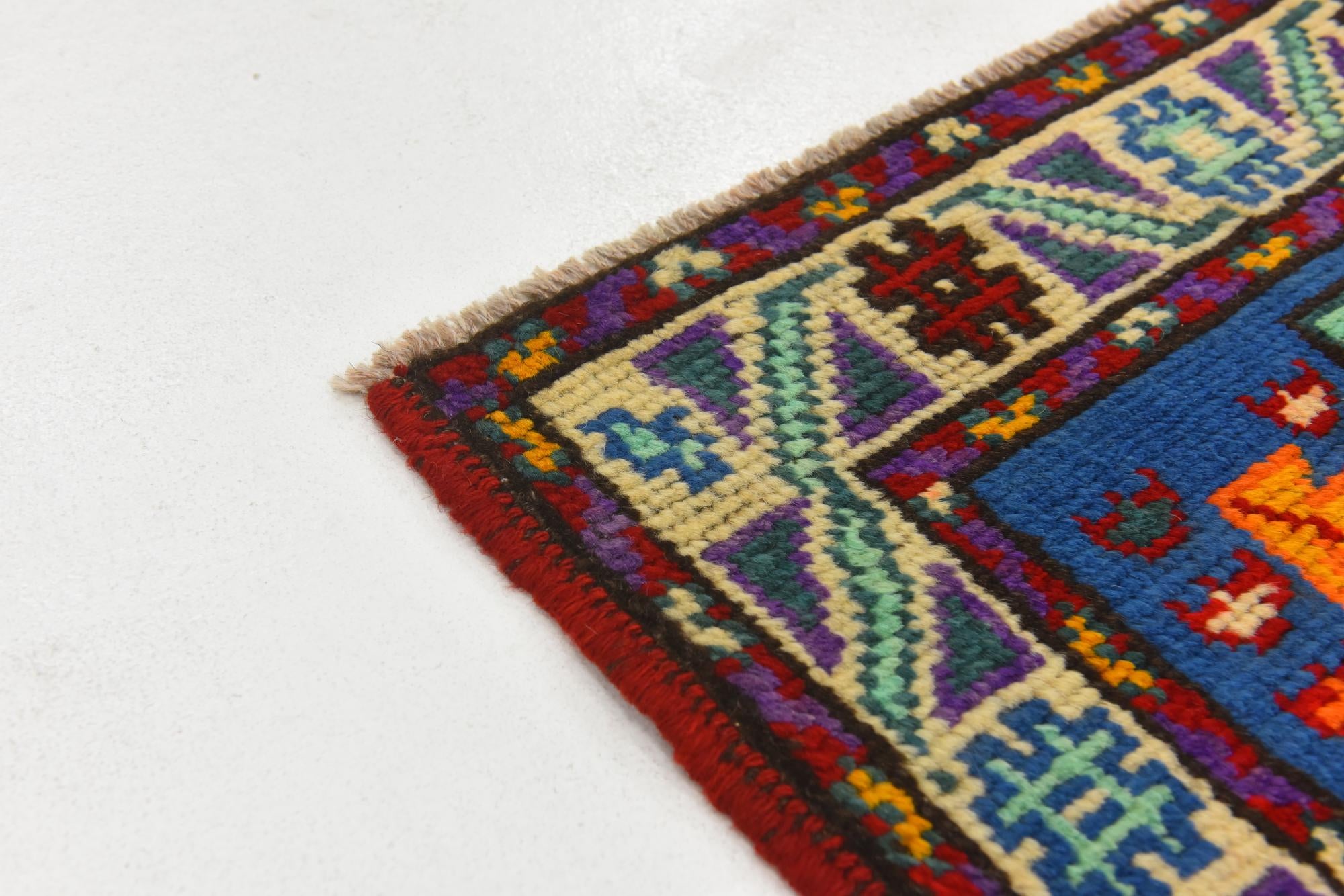 3' 3 x 4' 9 Hand Knotted Balouch Wool Rug