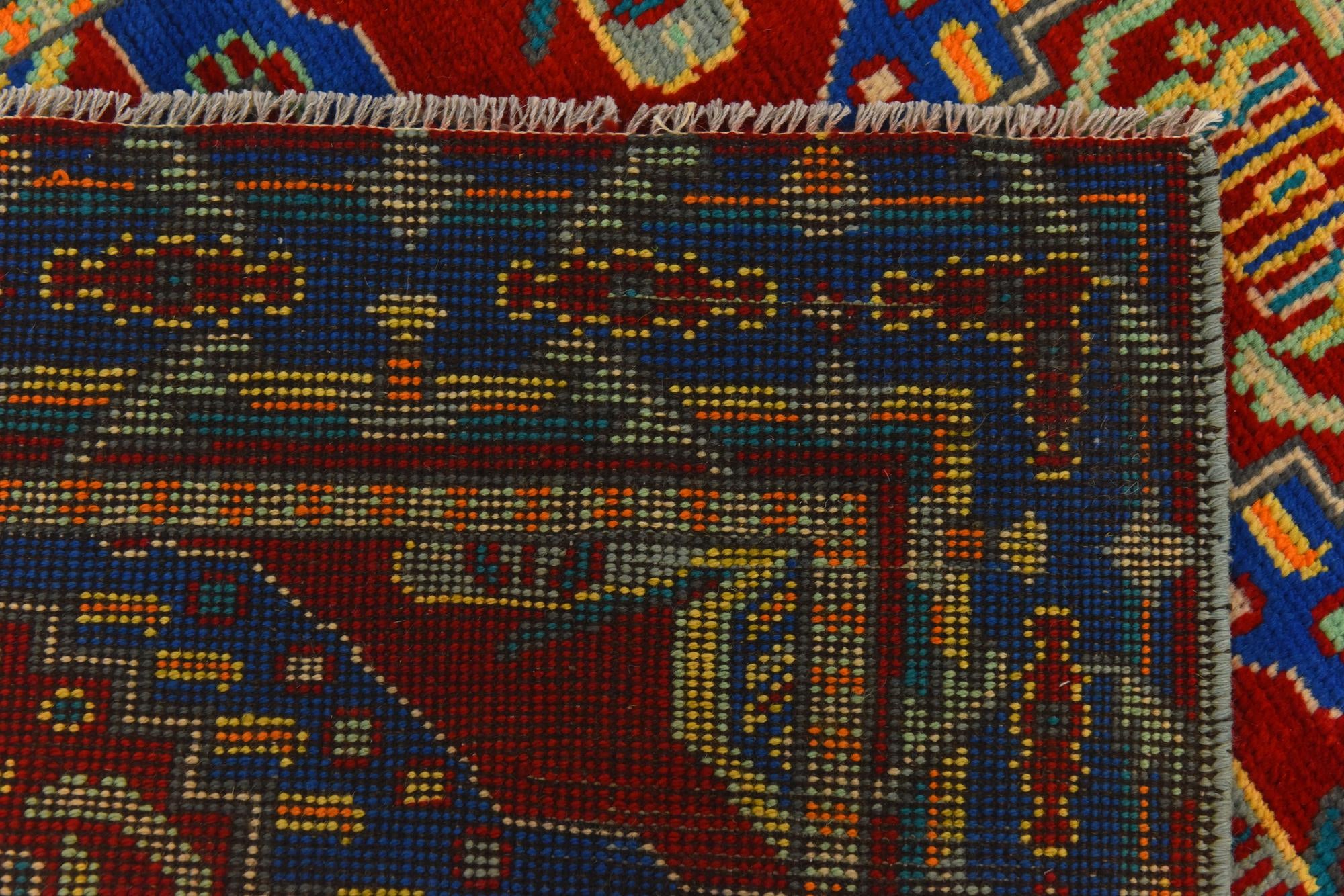 3' 5 x 4' 10 Hand Knotted Balouch Wool Rug