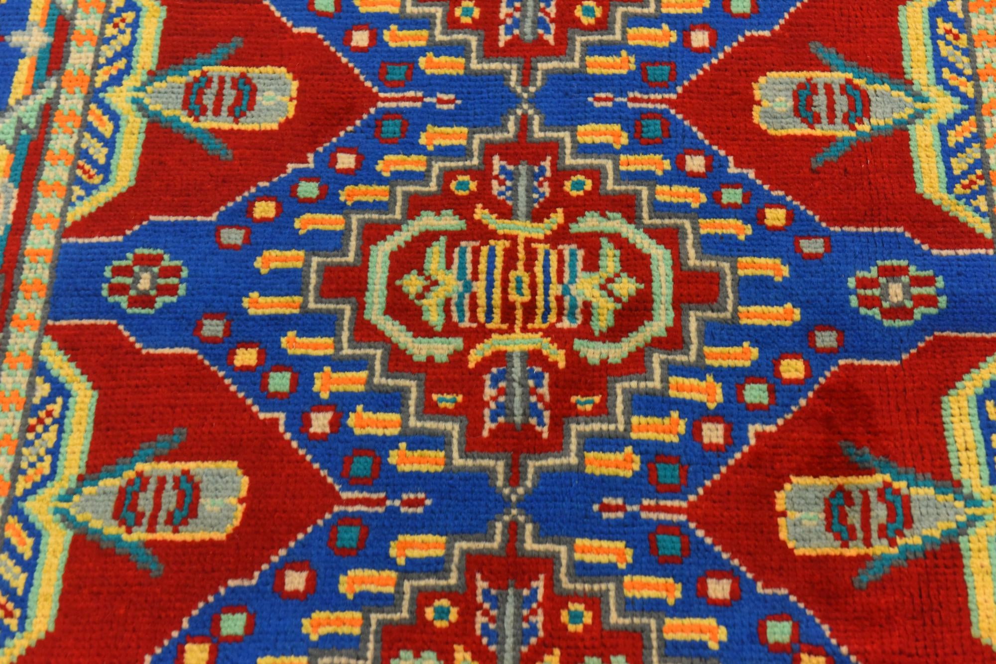 3' 5 x 4' 10 Hand Knotted Balouch Wool Rug