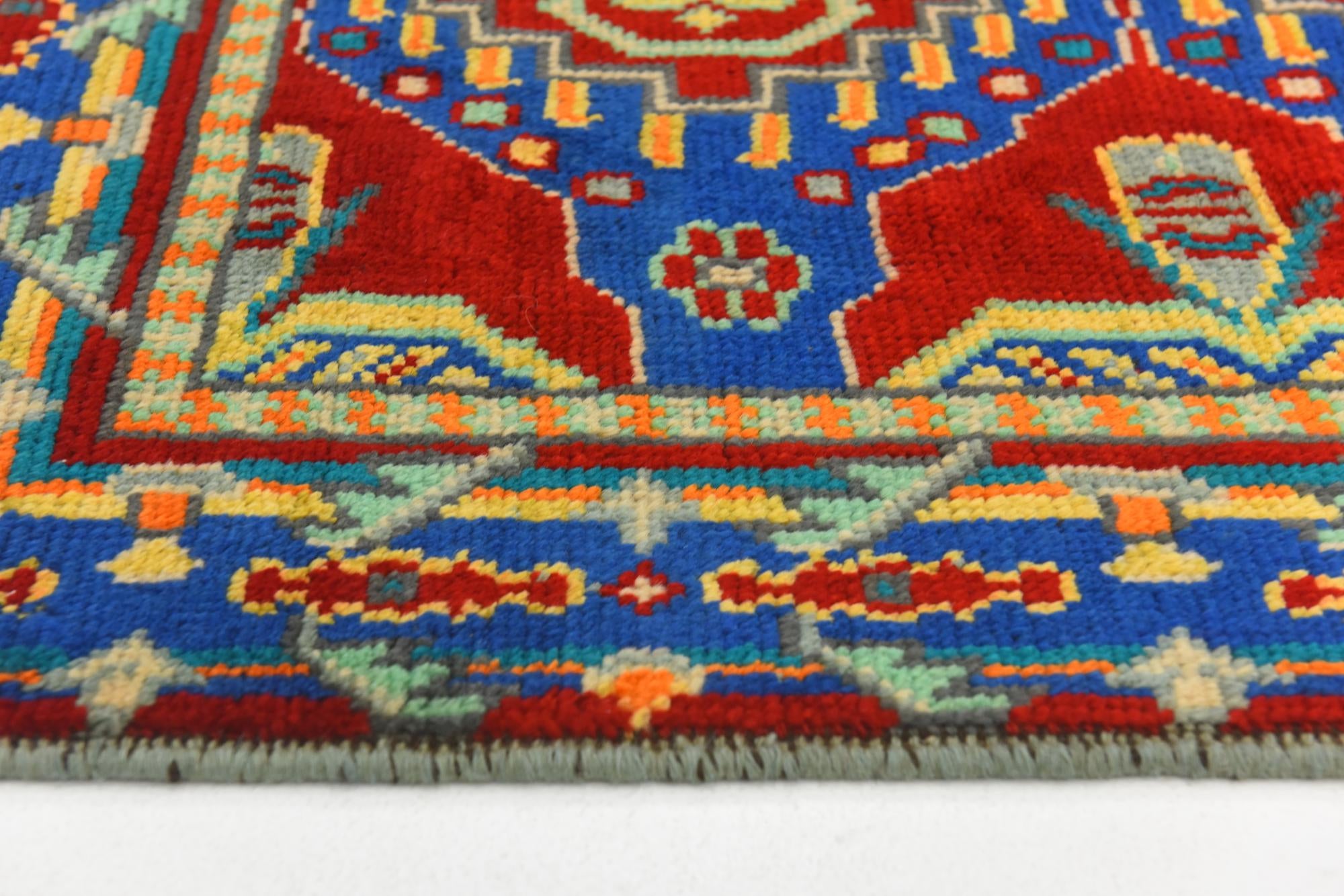 3' 5 x 4' 10 Hand Knotted Balouch Wool Rug