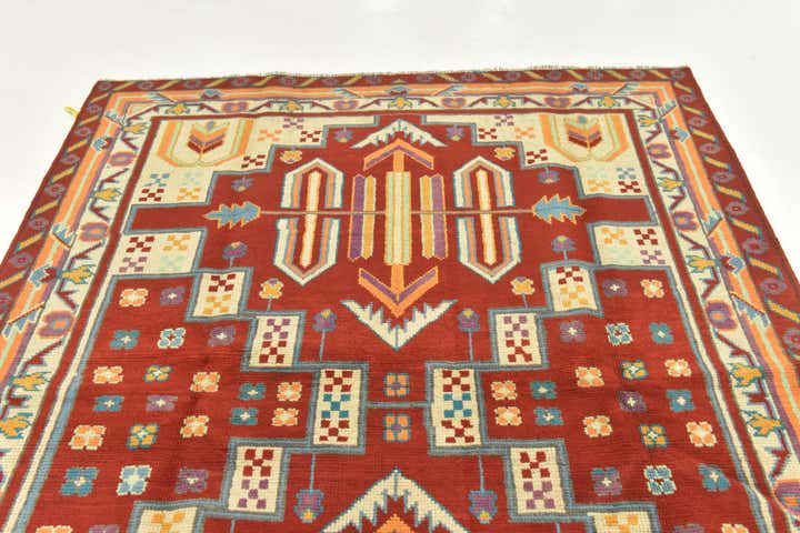 5' 8 x 8' Hand Knotted Balouch Rug