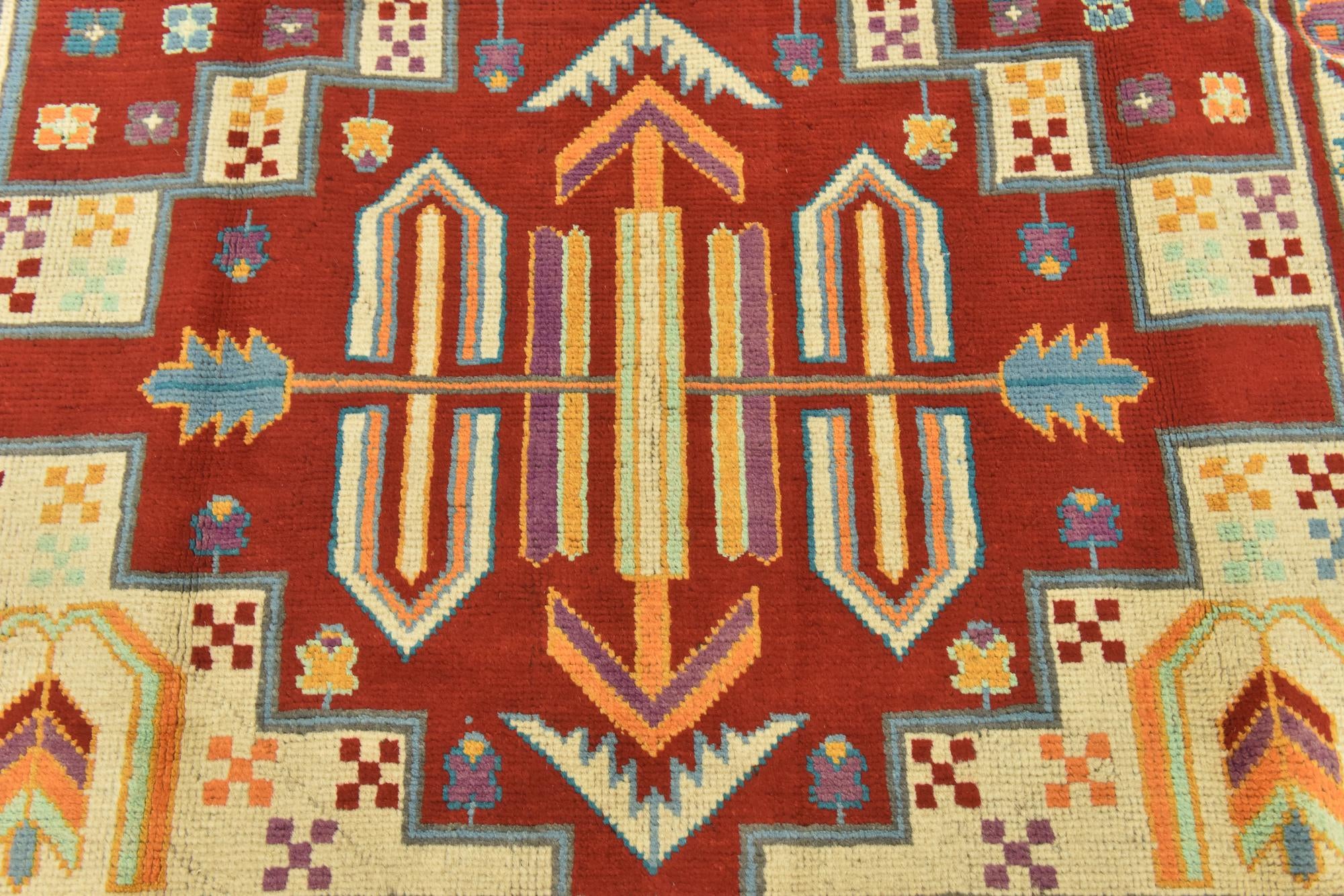 5' 8 x 8' Hand Knotted Balouch Rug