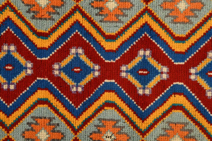 Detail image of 3' 4 x 5' Hand Knotted Balouch Rug