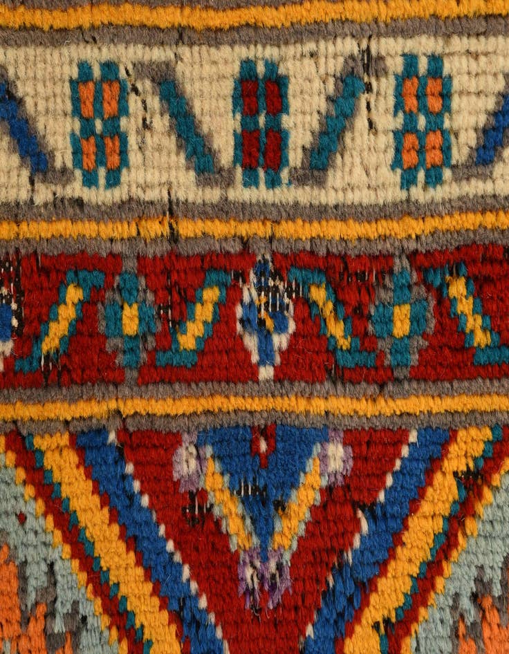 Detail image of 3' 4 x 5'  Hand Knotted Balouch Rug