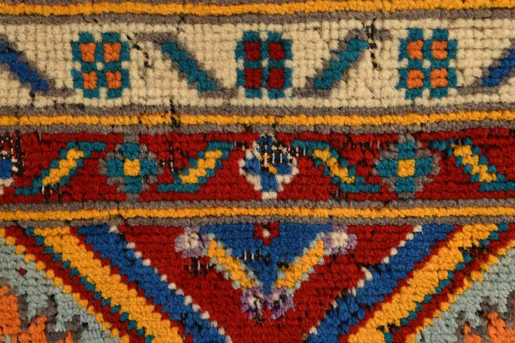 Detail image of 3' 4 x 5' Hand Knotted Balouch Rug