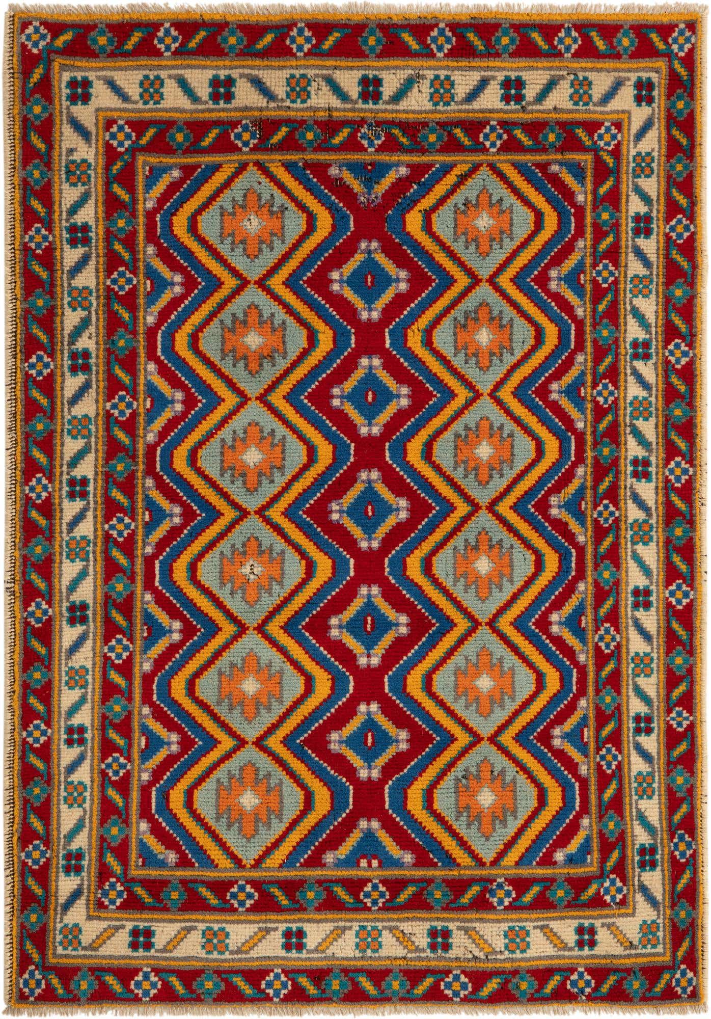 3' 4 x 5' Hand Knotted Balouch Rug