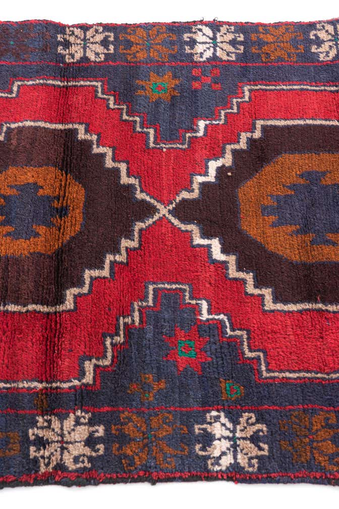 2' 9 x 4' 7 Hand Knotted Balouch Persian Wool Rug