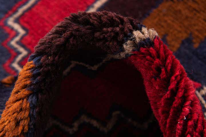 2' 9 x 4' 7 Hand Knotted Balouch Persian Wool Rug