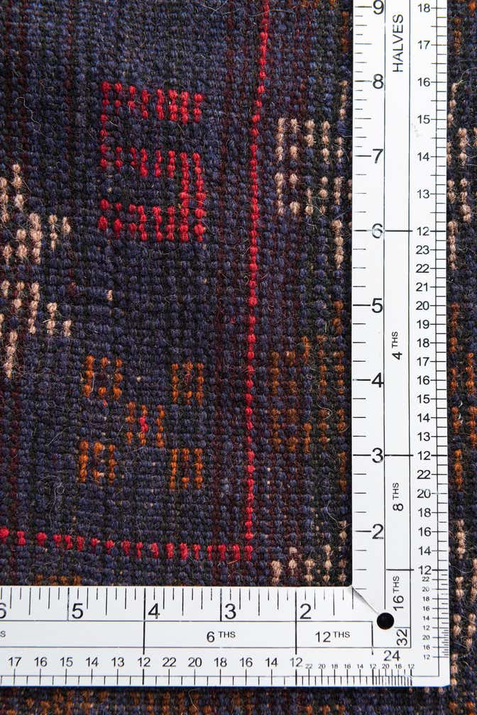 2' 9 x 4' 7 Hand Knotted Balouch Persian Wool Rug